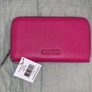 Vera Bradley Accordion Wallet, Fuchsia